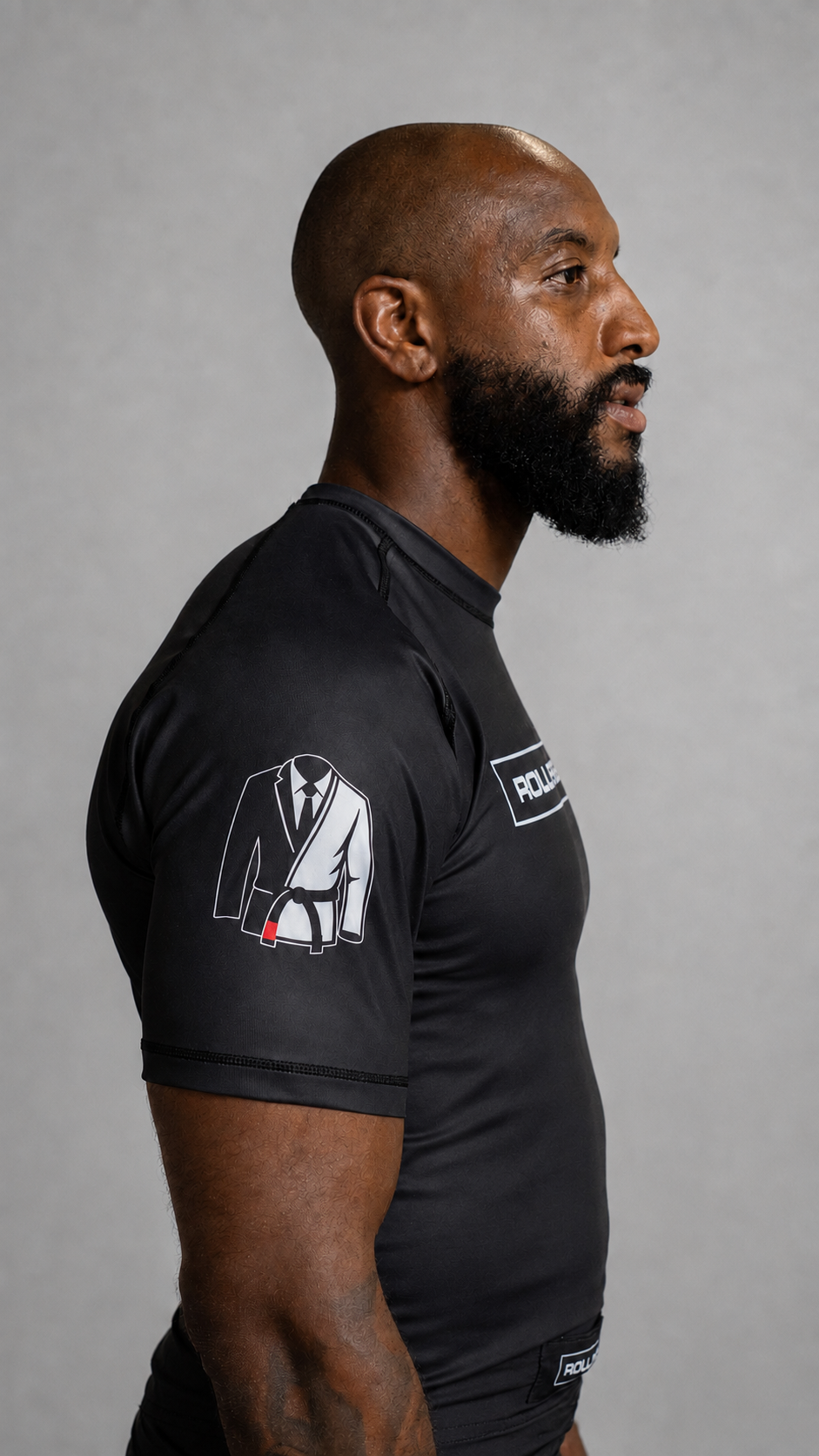 Rollers-Suits Black Basic RashGuard
