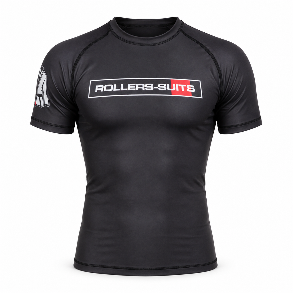 Rollers-Suits Black Basic RashGuard