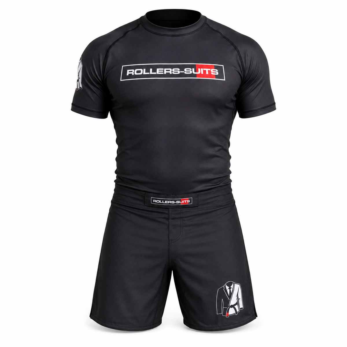 Rollers-Suits Black Basic RashGuard